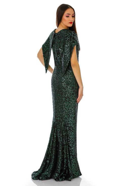 Rochie tull paietat T-75